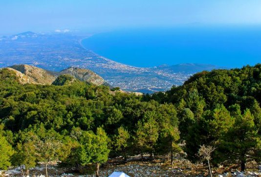 Lazio in moto – Itinerario sui Monti Aurunci panorama gaeta monti aurunci