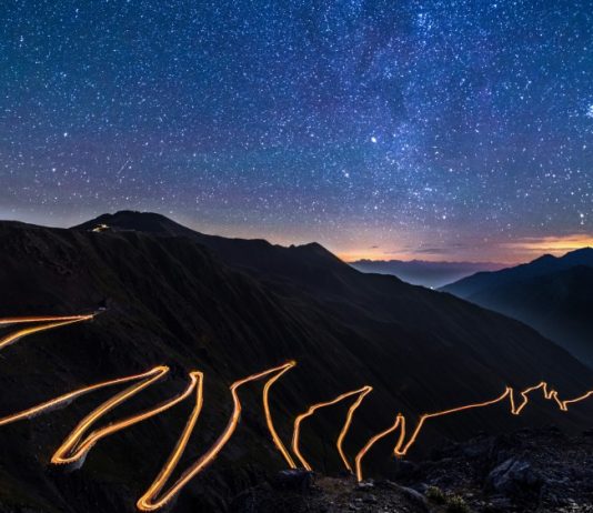 Passo dello Stelvio – Stilfser Joch Passo Stelvio notte moto