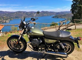 Moto Guzzi V9 Roamer – il nostro Touring test sui laghi lago orta piemonte madonna sasso moto guzzi v9 roamer