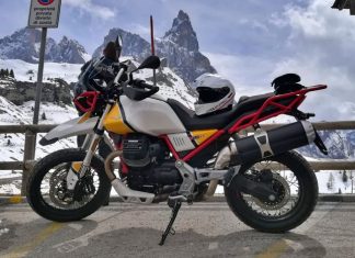 Nuova V85TT: test, impressioni e recensione moto guzzi v85tt experience trentino 2019 passo rolle