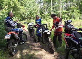Enduro tecnico e extreme test della Honda CRF 250 Rally
