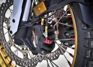 Tubi freno in treccia e Fren Tubo Fren Tubo Tubi Freno Treccia Africa Twin