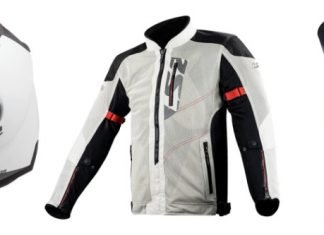 LS2: casco Copter giacca Alba e guanti Cool LS2 casco Copter giacca Alba guanti Cool