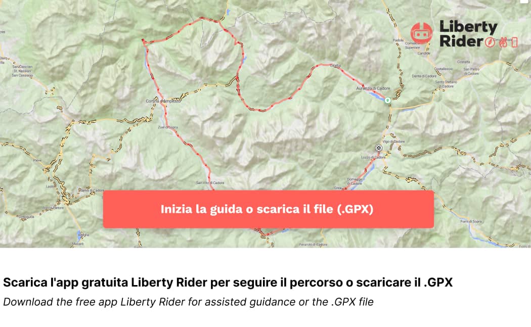 Tre cime di Lavaredo e i laghi del Veneto in moto