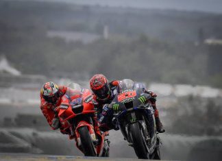 Miller e Ducati vincono il MotoGP di Les Mans MotoGP Les Mans 2021 - Jack Miller e Quartararo ducati yamaha