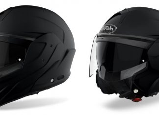 Airoh Mathisse il casco apribile a 180 gradi casco apribile airoh mathisse mentoniera jet doppia omologazione economico