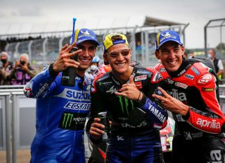 Quartararo vince a Silverstone e l’Aprilia torna sul podio! MotoGP Silverstone 2021 - Rins, Quartararo, Espargaro