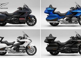 Honda Gold Wing DCT: aggiornamenti GL1800 Gold Wing DCT tour airbag prova test scheda tecnica caratteristiche