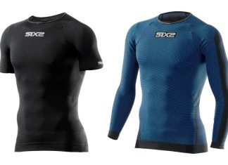 Sixs presenta le maglie All Black e Dark Blue intimo tecnico moto bici running fitness outdoor sixs