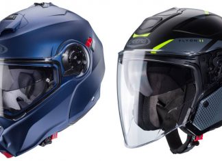 Caberg Duke Evo e Flyon II Caberg Duke Evo e Flyon II casco apribile jet modulare test prova recensione prezzo
