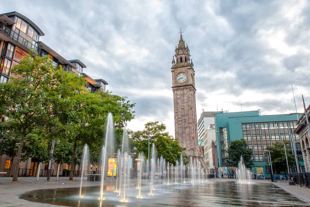 Belfast Skyline in the Evening