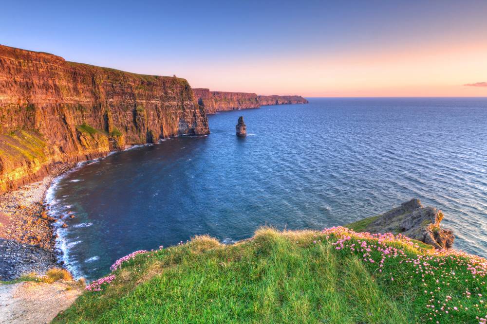 Scogliere di Moher al tramonto