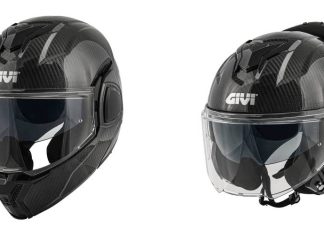 GIVI X36 Flip Back: il casco modulare che unisce integrale e jet GIVI X36 CARBON SOLID COLOR modulare flip back